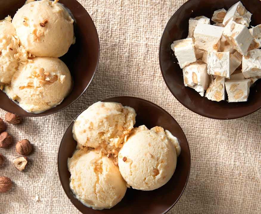 Gelato al torrone Low Fat