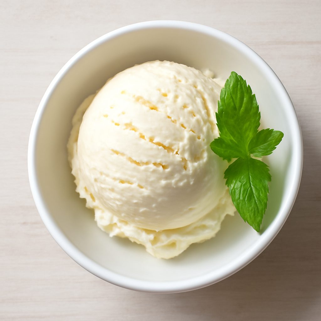 Gelato alla Vaniglia Proteico Low-Carb