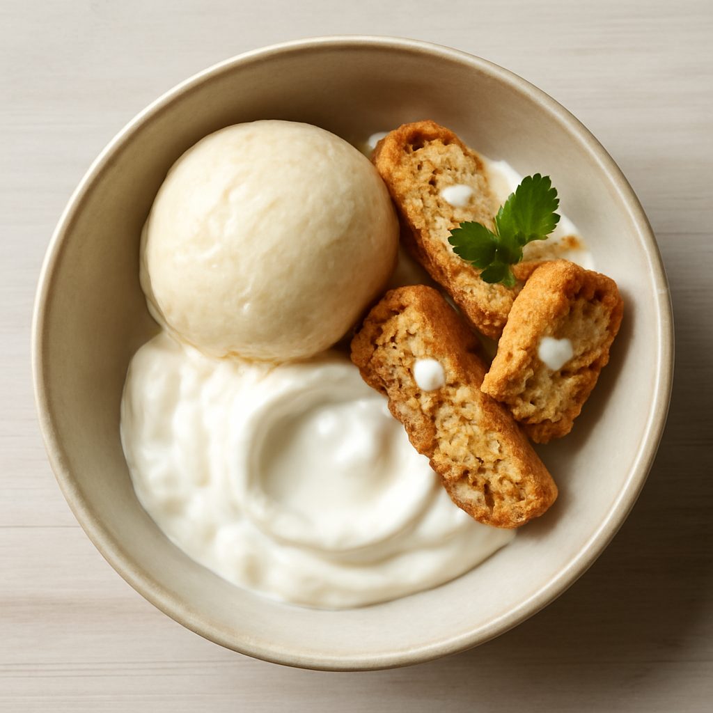 Gelato Biscotti Cookies e Yogurt Greco