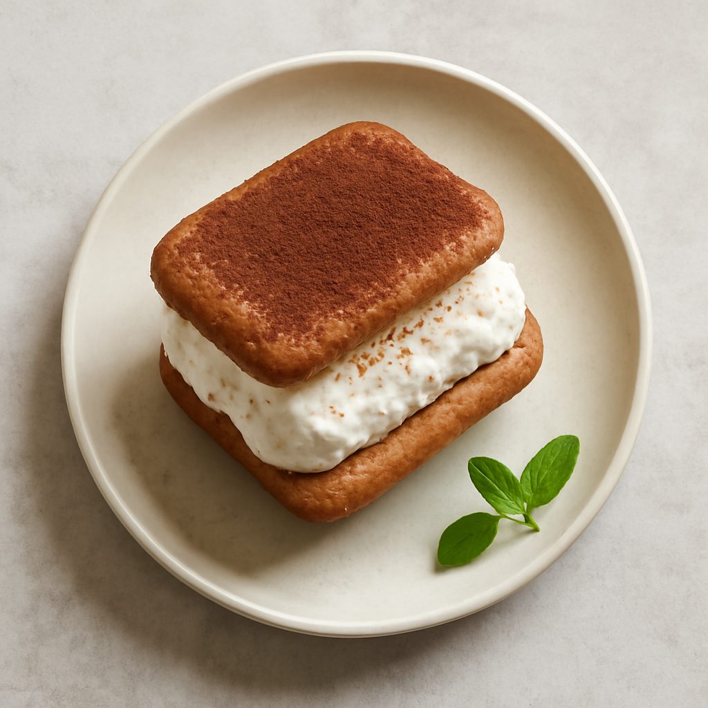 Gelato biscotto al tiramisù