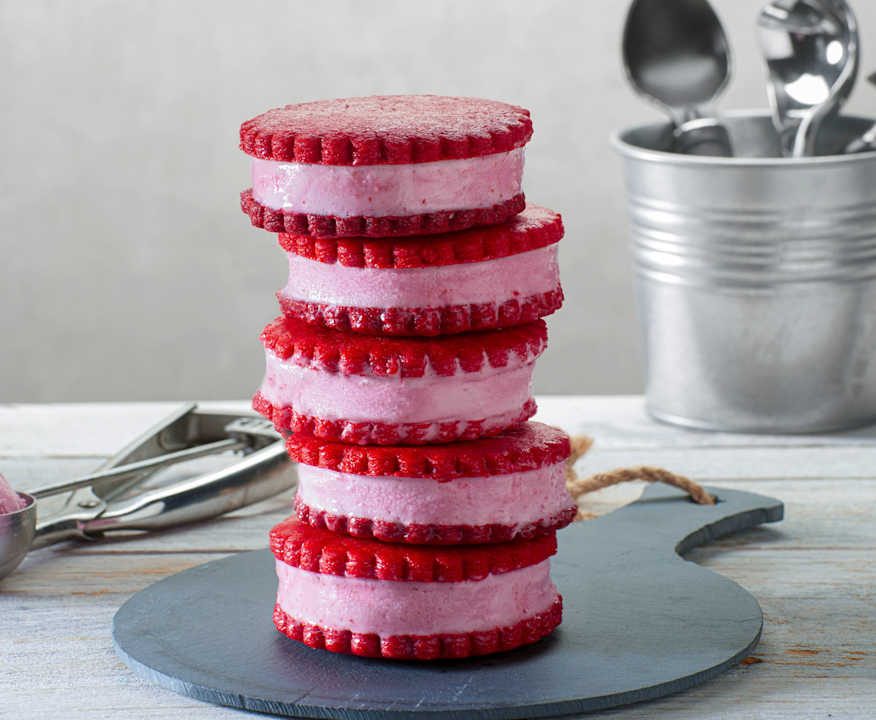 Gelato biscotto alla fragola Low Fat