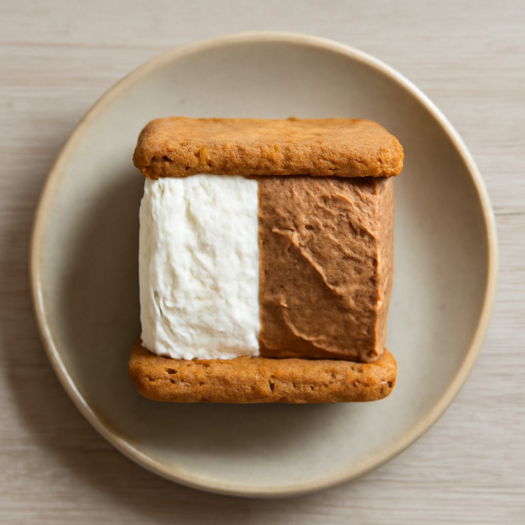 Gelato biscotto bigusto low-carb proteico