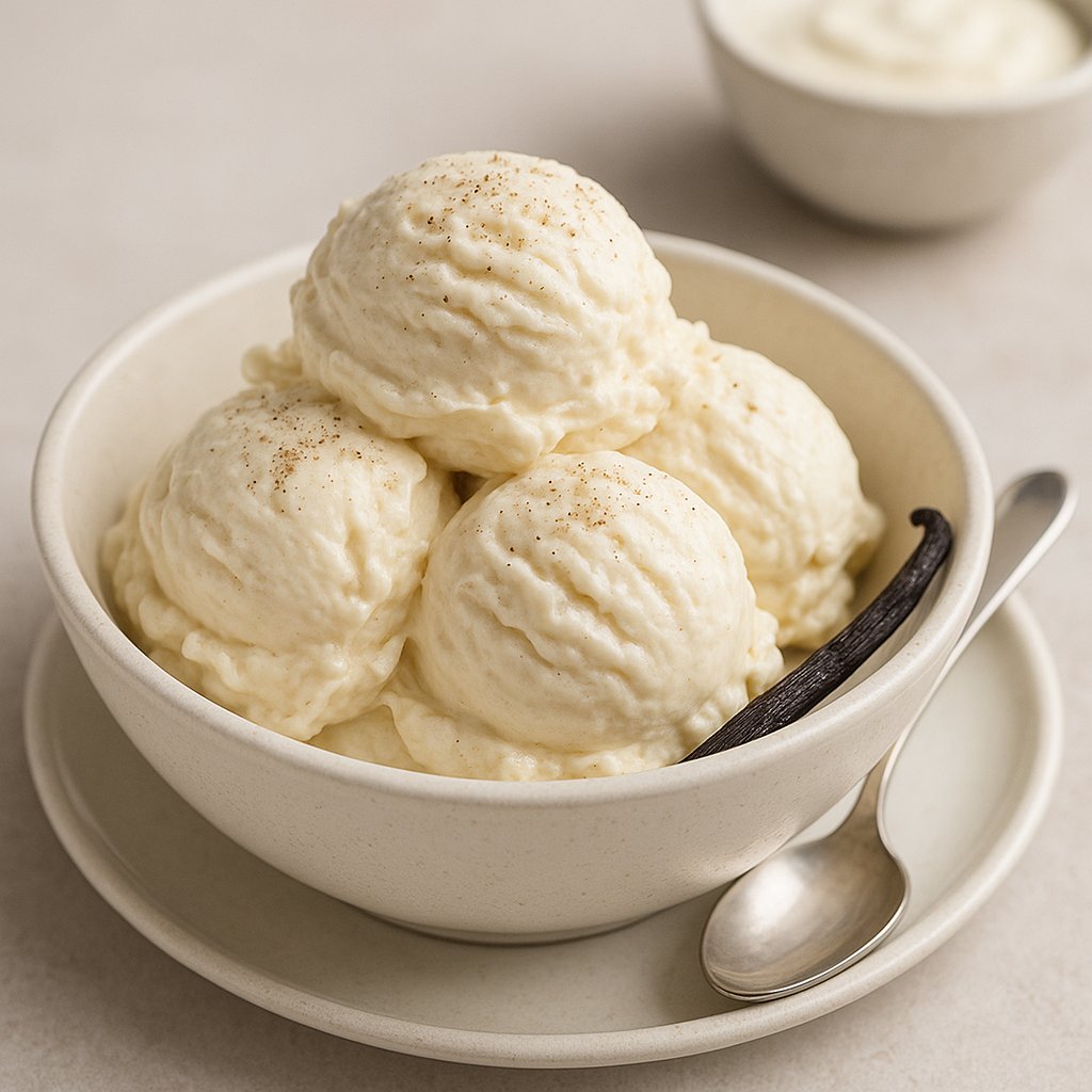 Gelato proteico alla vaniglia