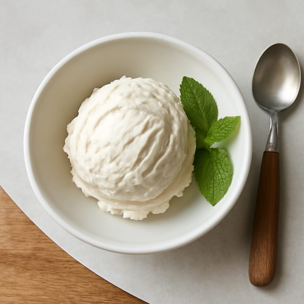 Gelato alle castagne con salsa al cioccolato fit Low Fat