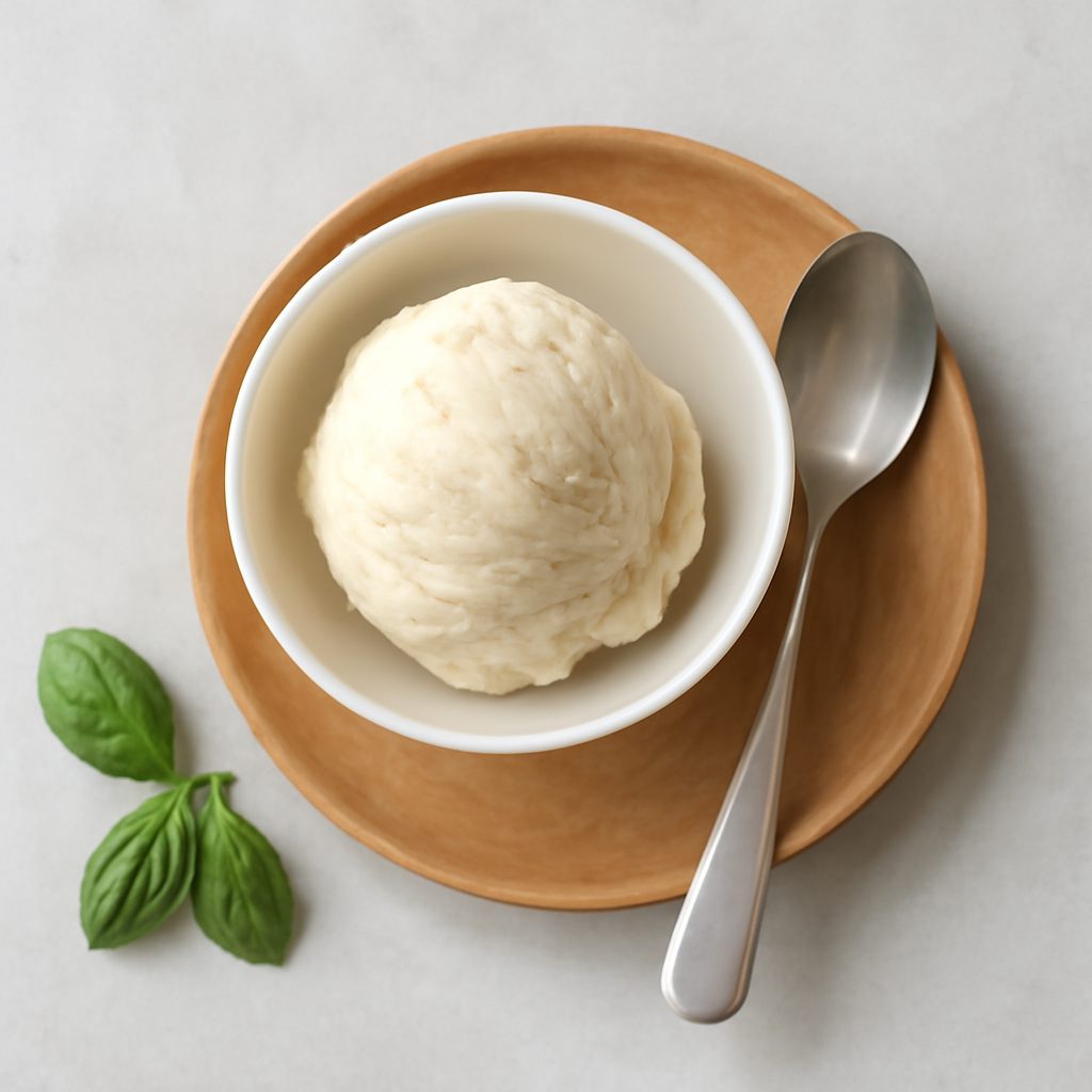 Gelato proteico allo skyr vaniglia e lamponi low-carb
