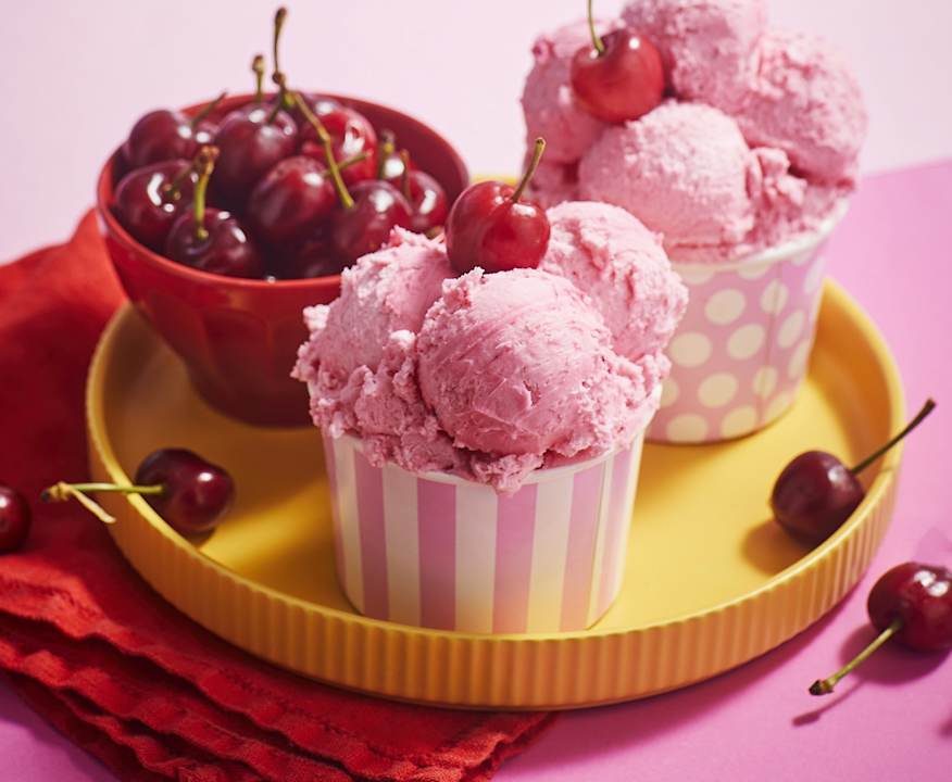 Gelato veloce alle ciliegie Low Carb