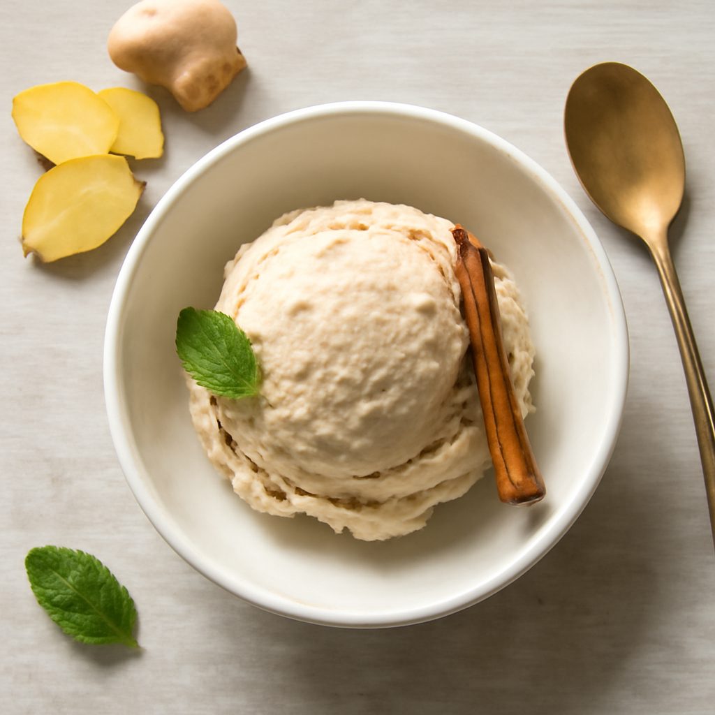 Gelato Zenzero e Cannella Proteico Low-Carb