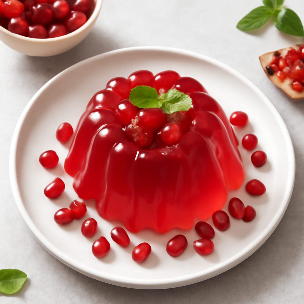 Gelée alla melagrana proteica low-carb