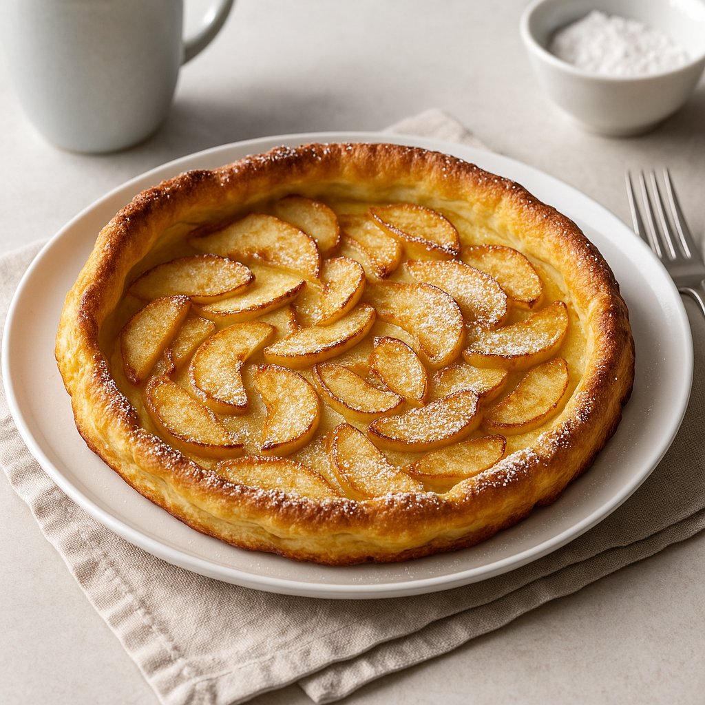 German Apple Pancake Low Fat
