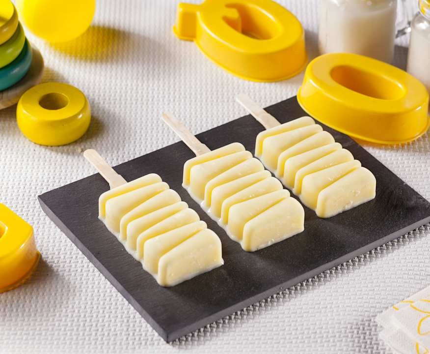 Ghiaccioli cremosi cocco e ananas Low Fat