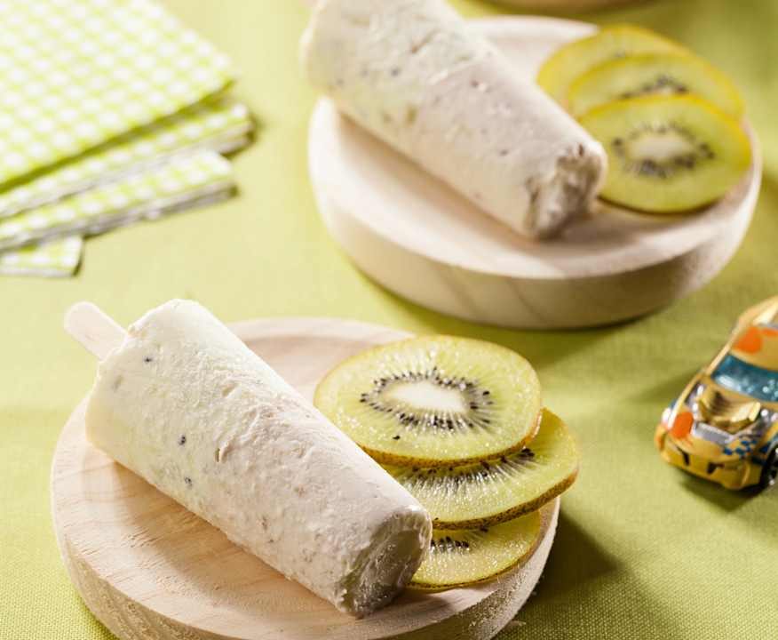 Ghiaccioli cremosi kiwi e banana Low Carb