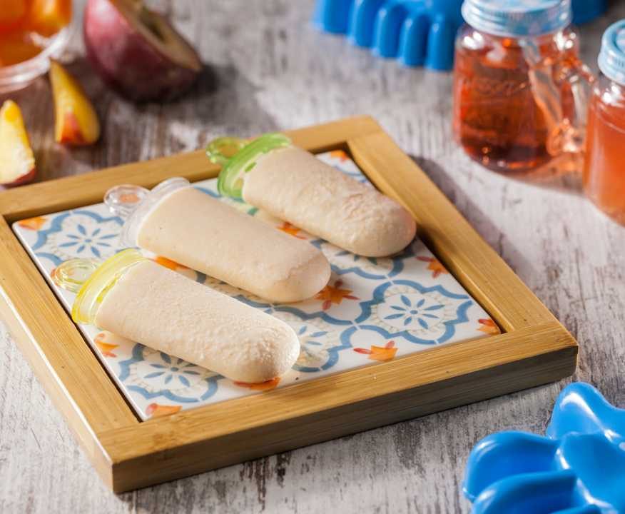 Ghiaccioli cremosi pesca e melone Protein