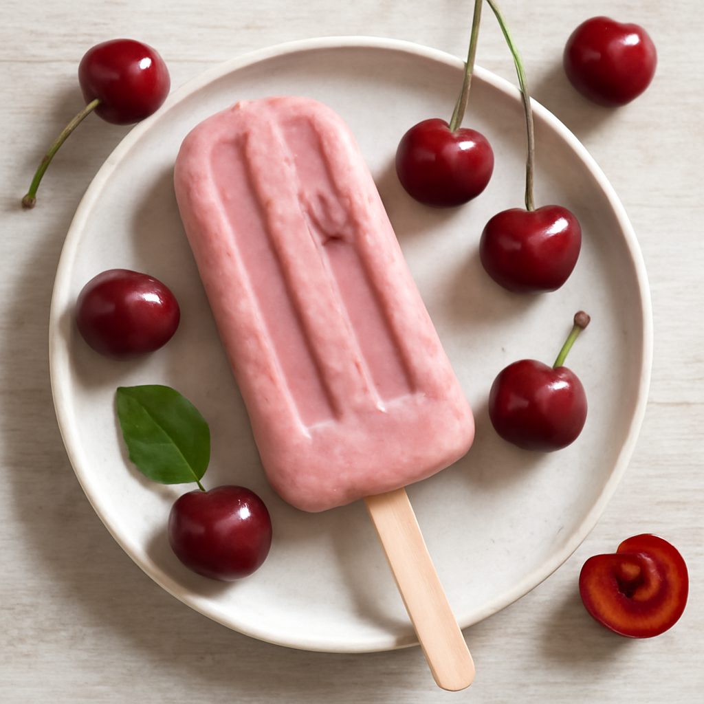 Ghiacciolo cremoso alle ciliegie Low Fat