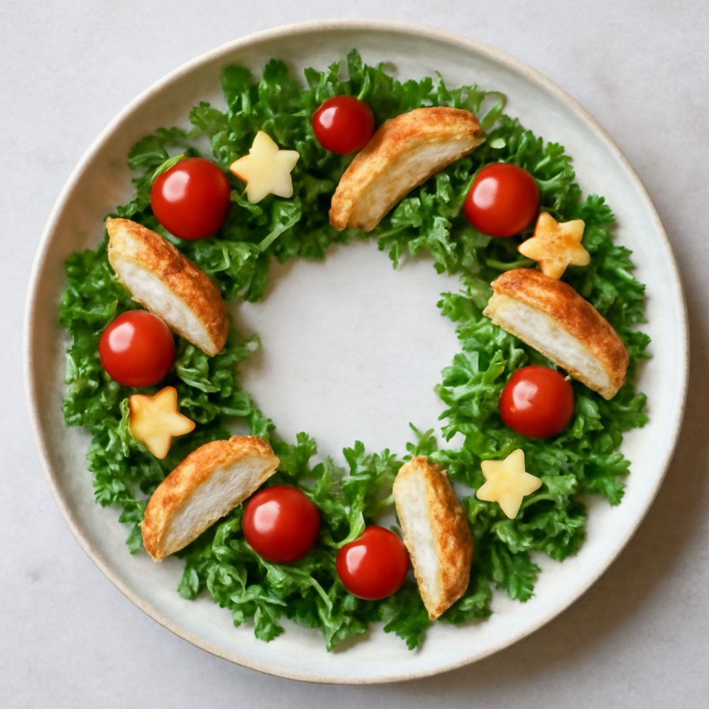 Ghirlanda di Natale Proteica Low-Carb