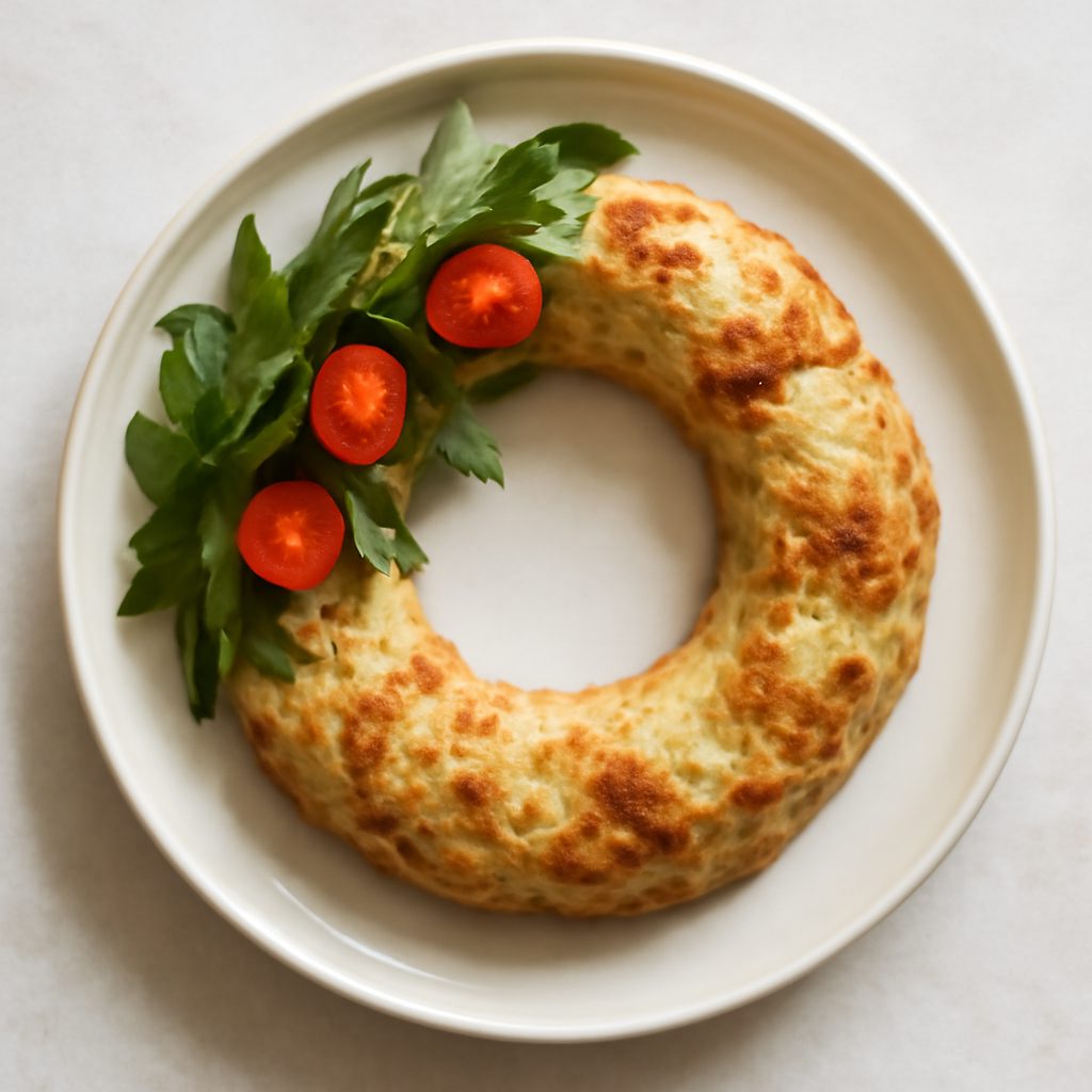 Ghirlanda di Panettone Low-Carb Proteico