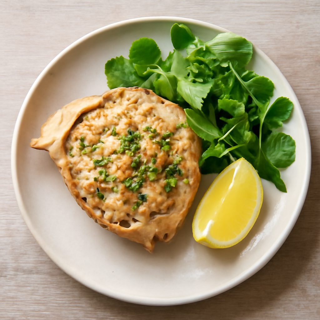 Granchio ripieno proteico low-carb