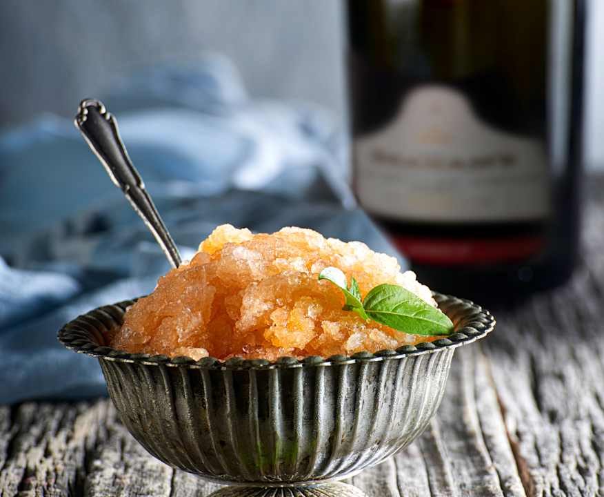 Granita al melone e porto Low Fat