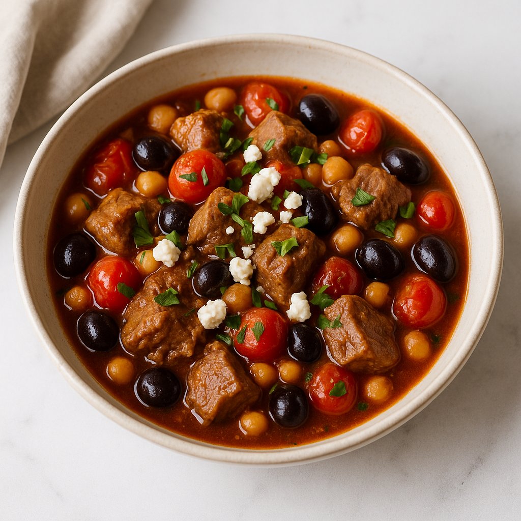 Greek-Style Lamb Stew Low Fat