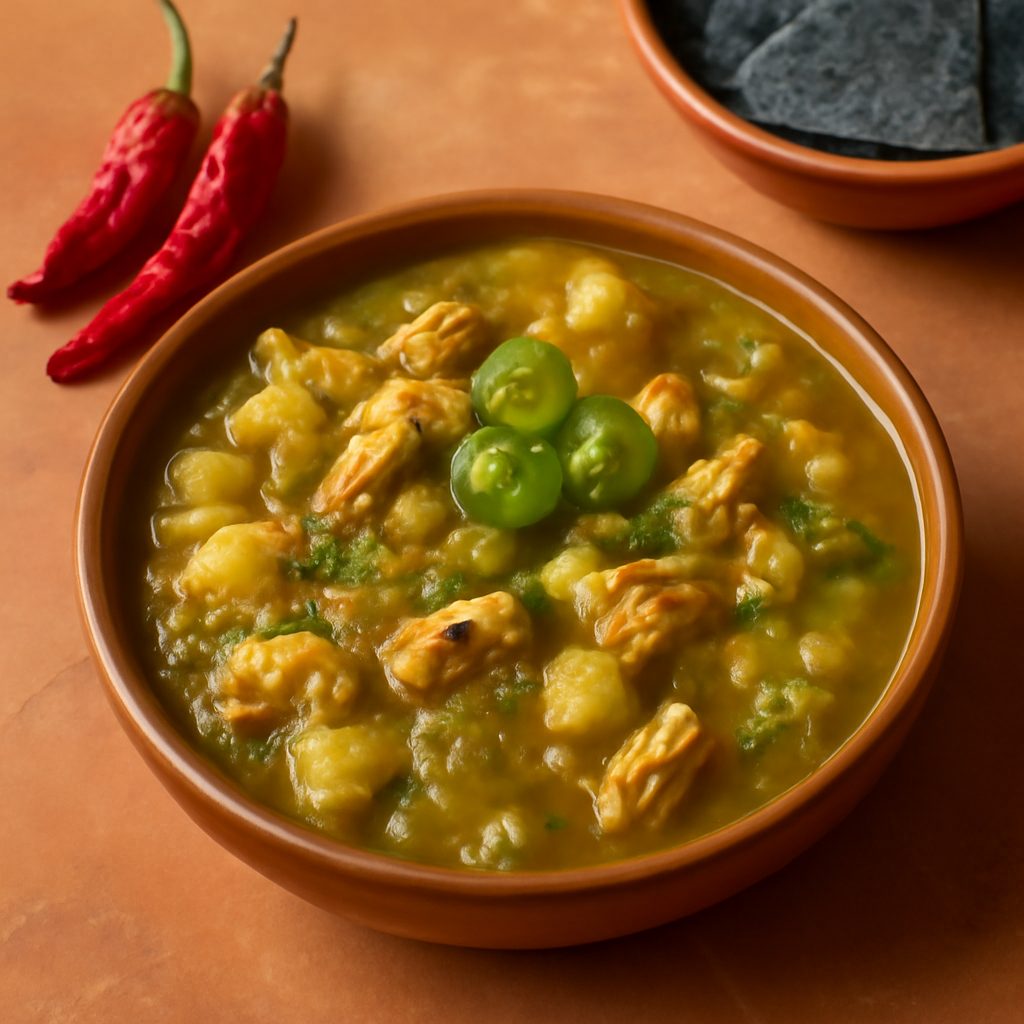 Stufato di Pollo al Peperoncino Verde