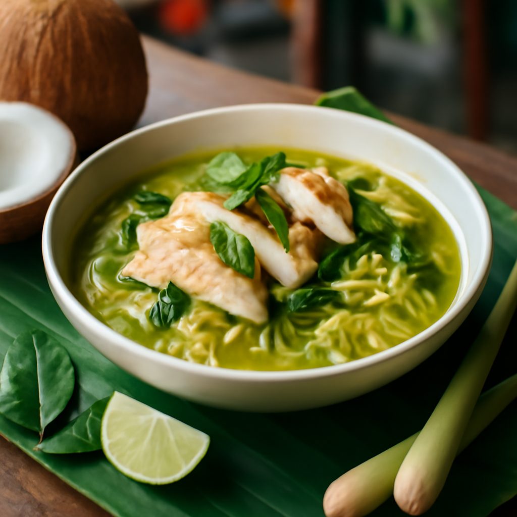 Green Curry Chicken Ramen Thai