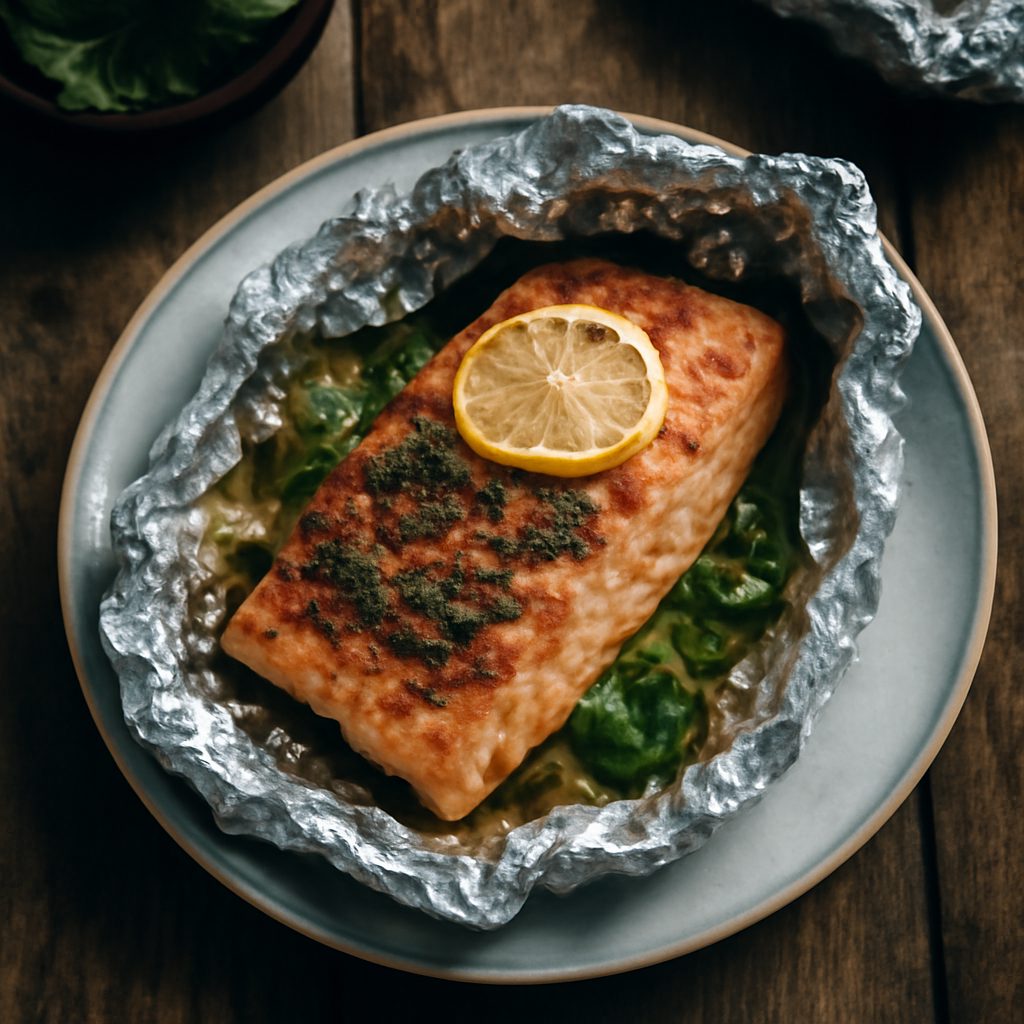 Salmone alla Griglia in Carta Stagnola