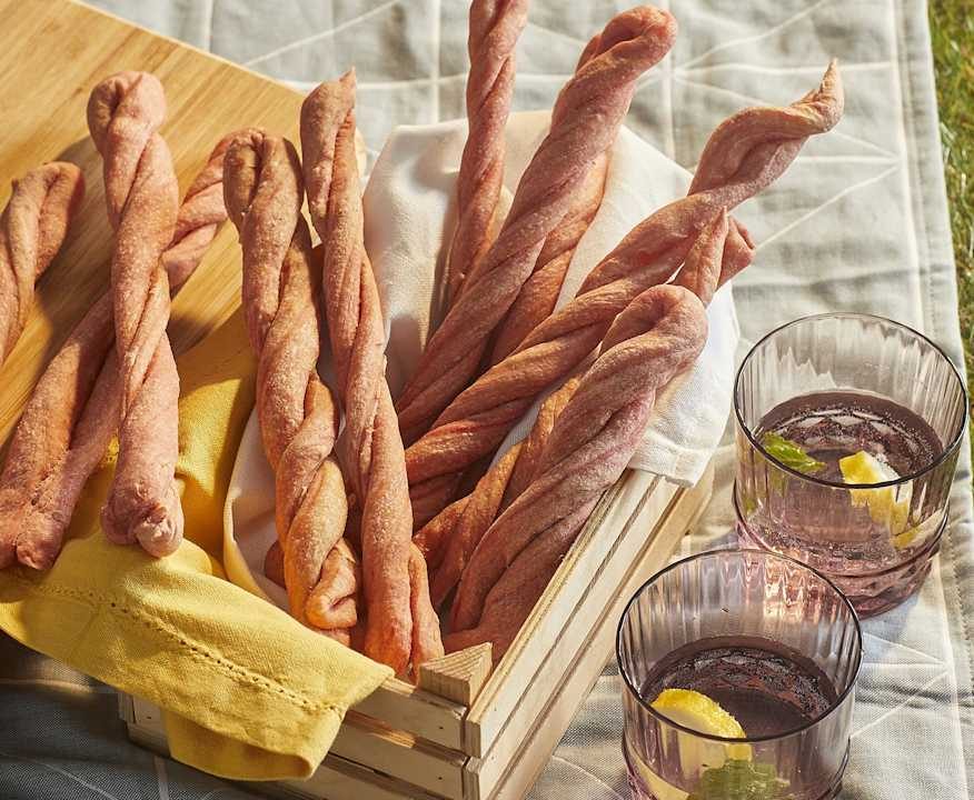 Grissini intrecciati alla paprika Low Fat