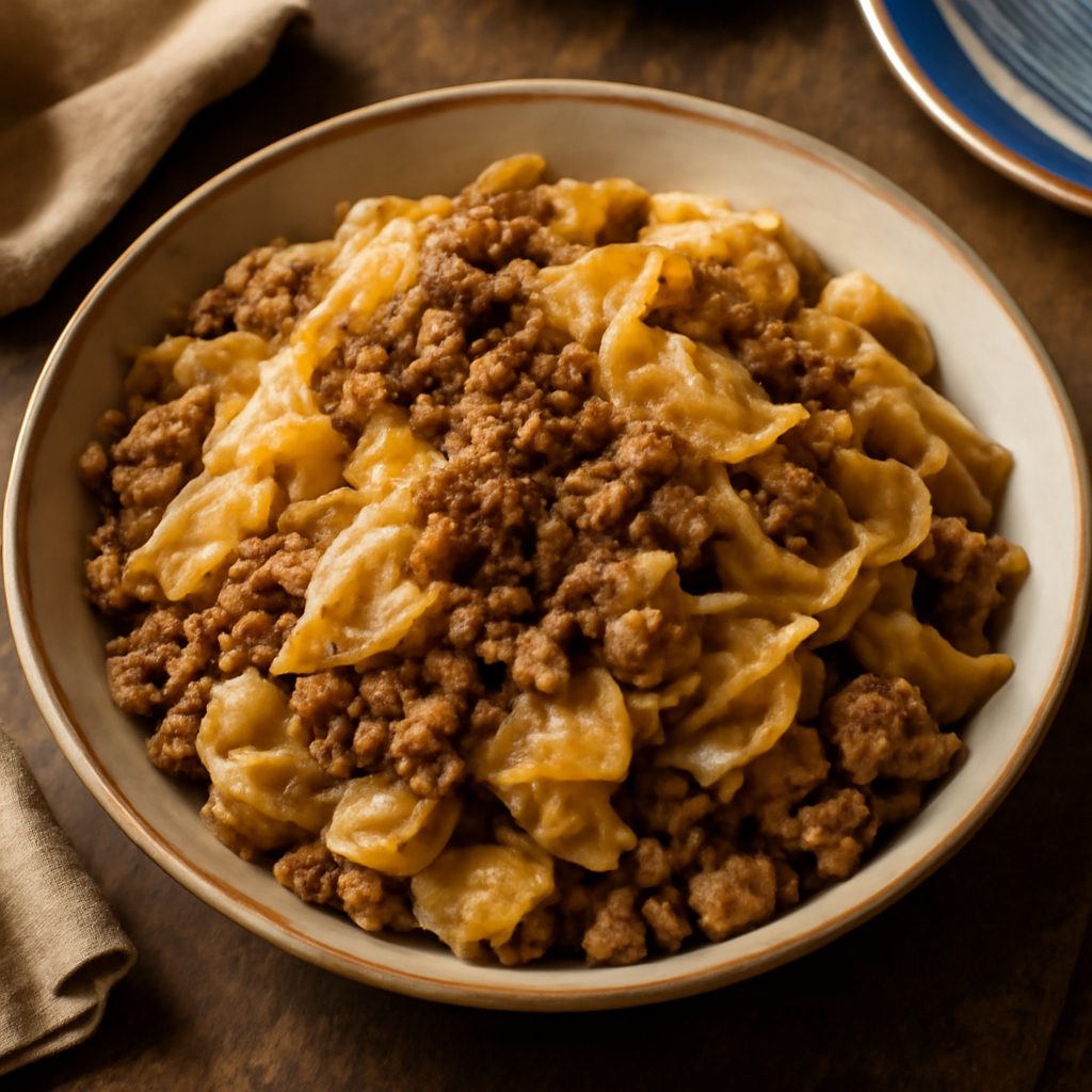 Carne macinata e cavolo