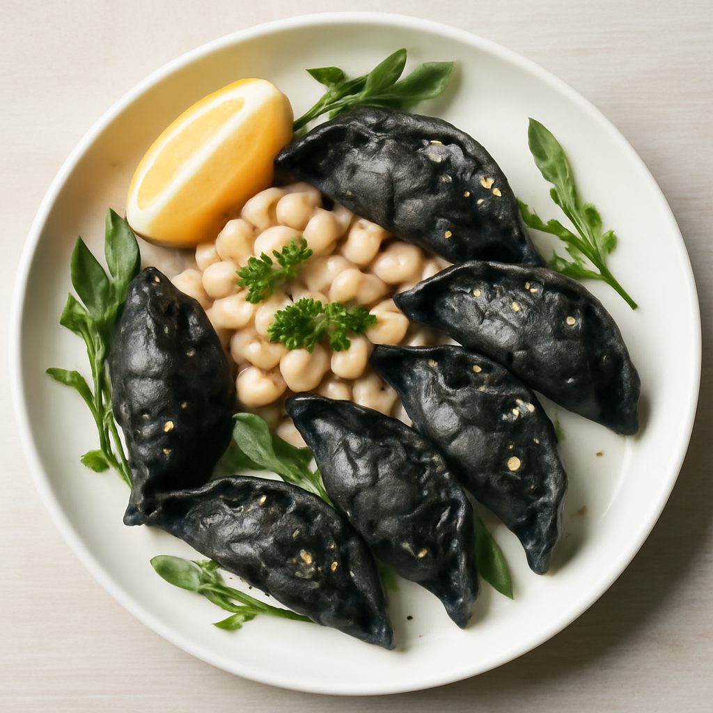 Gyoza neri proteici low-carb