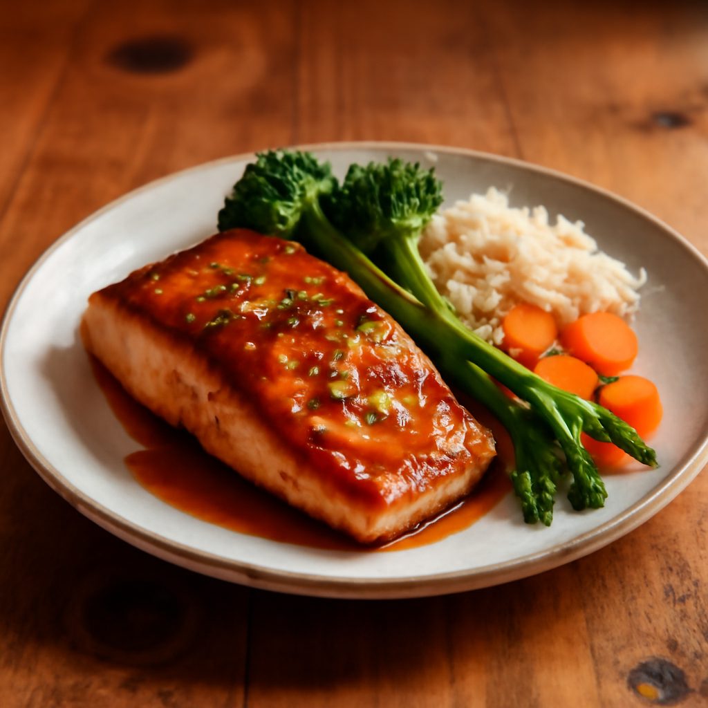 Halibut Glassato al Miso Low Fat