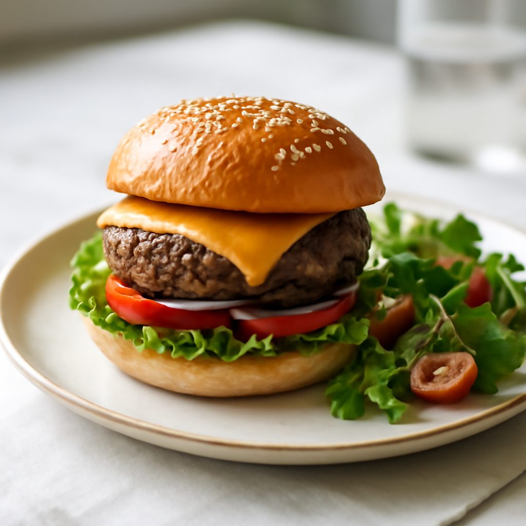 Hamburger americano light