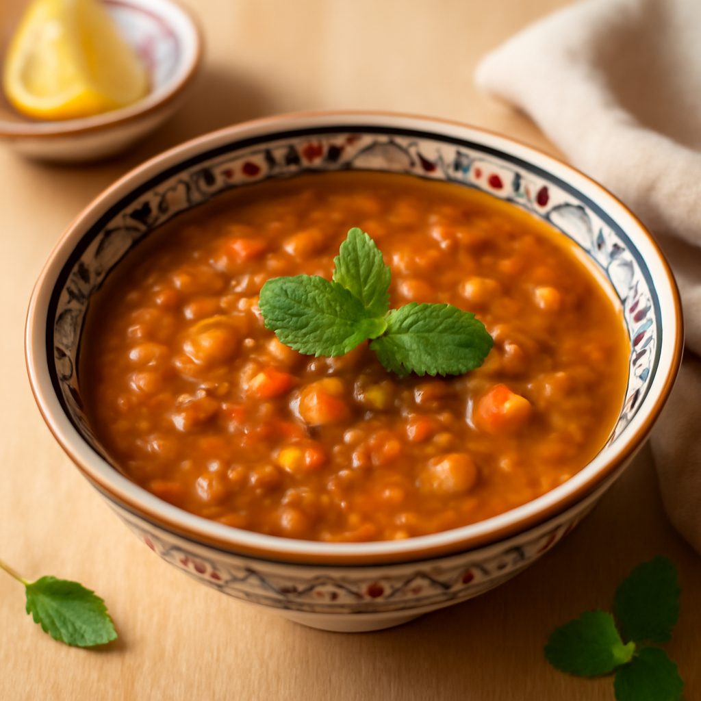Harira Marocchina Light - Zuppa di Lenticchie e Spezie