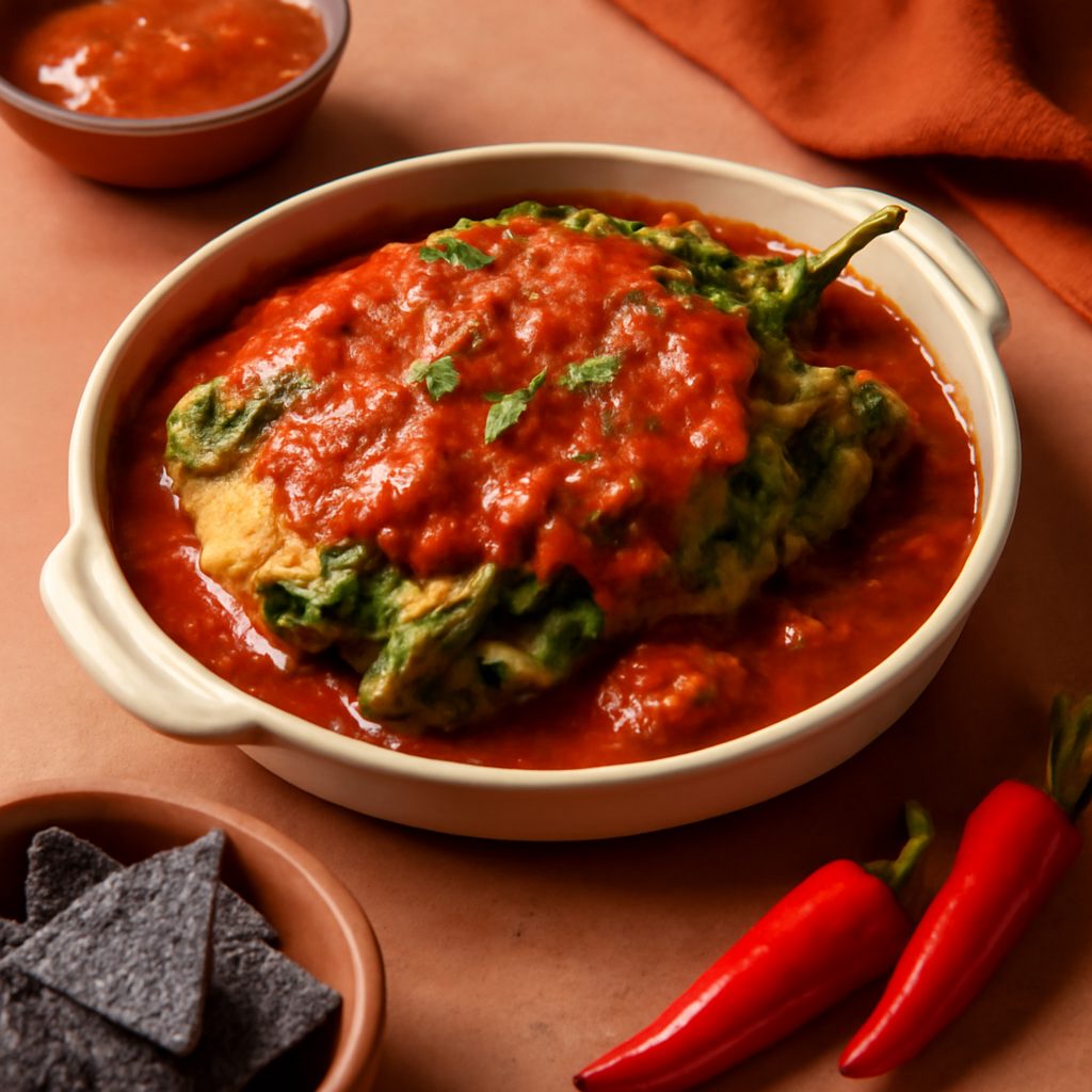 Enchilada di Peperoni Hatch con Salsa Ranchero Protein