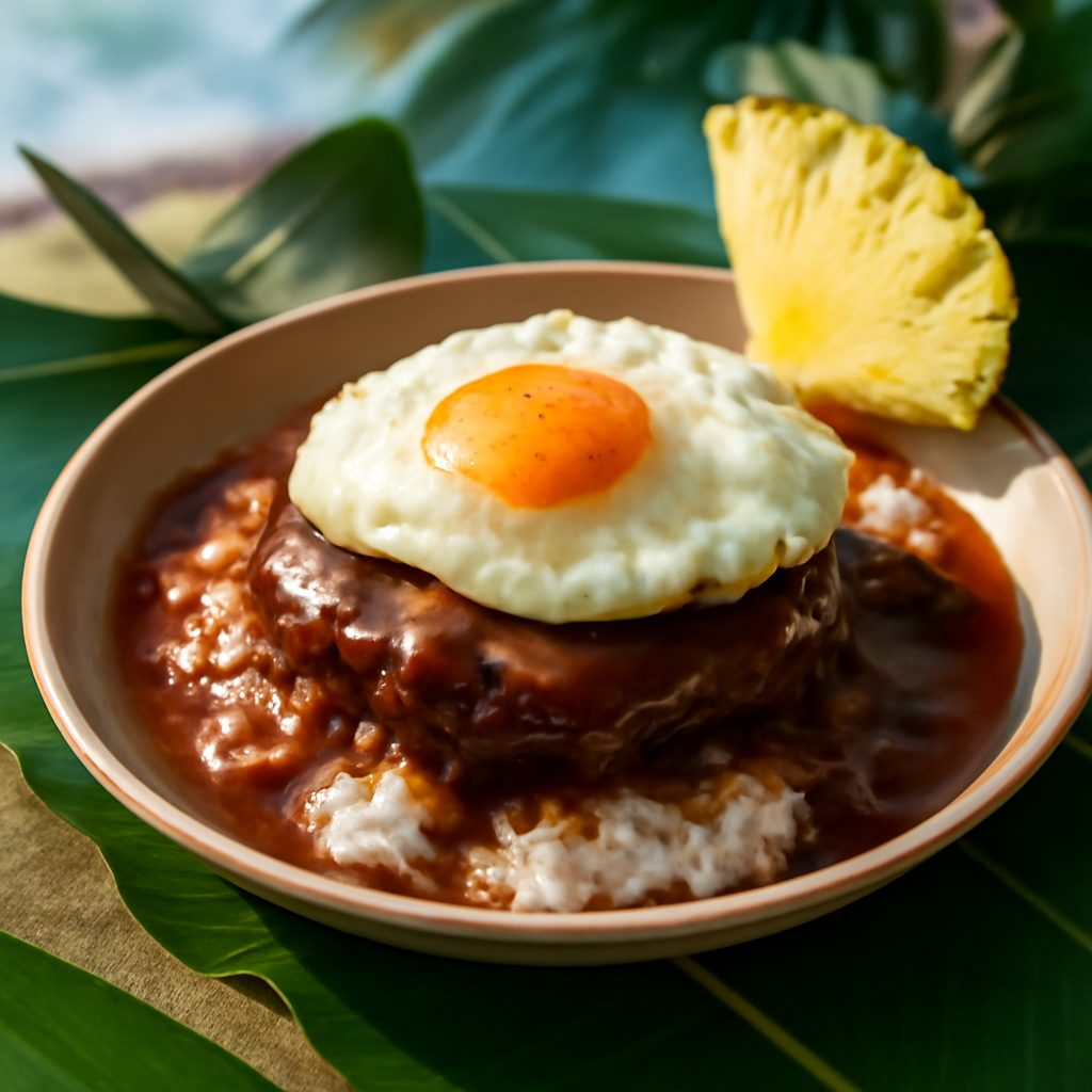 Loco Moco Hawaiano
