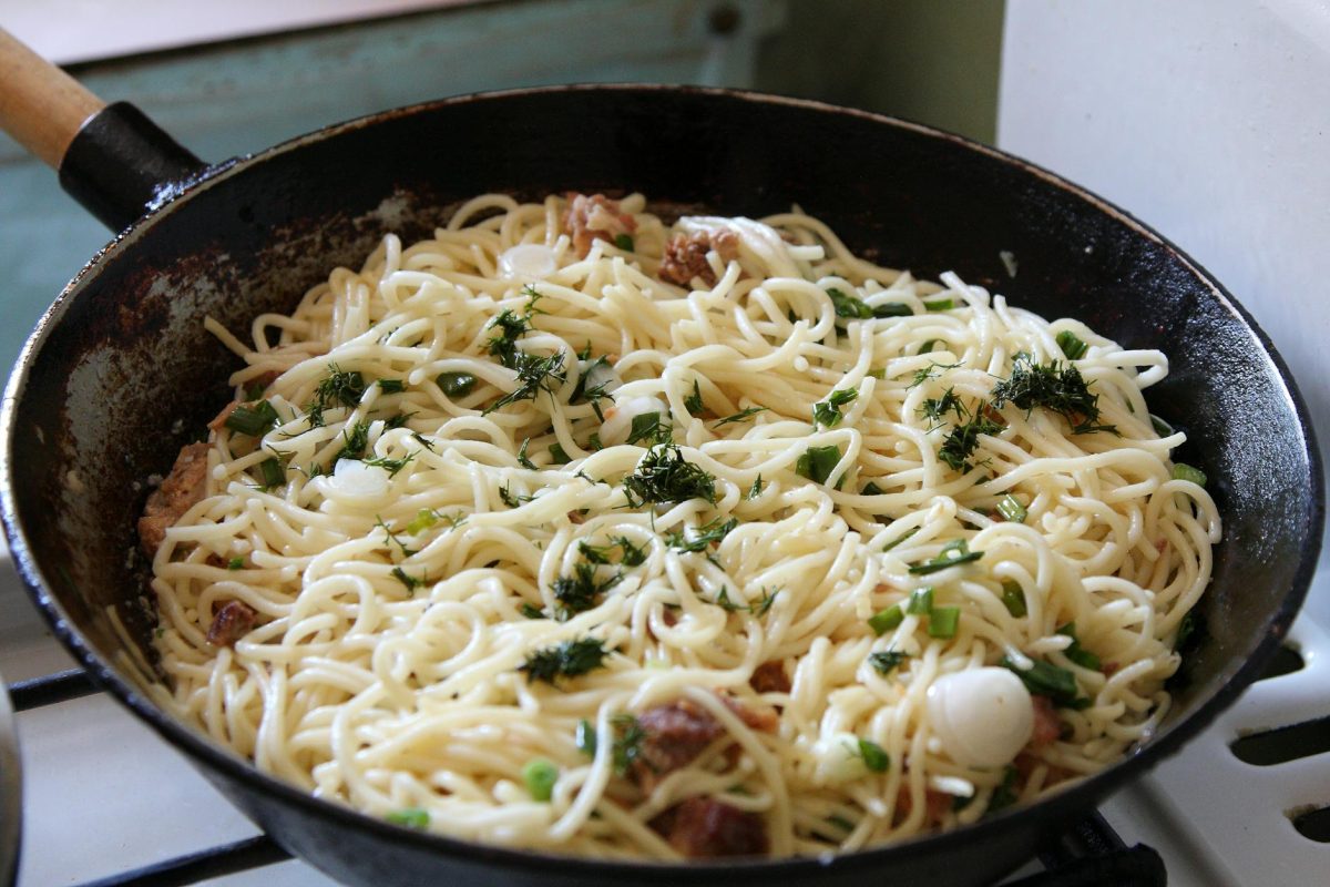 Spaghetti alla Cowboy in Padella - Cena Veloce Entre Settimana Low Carb