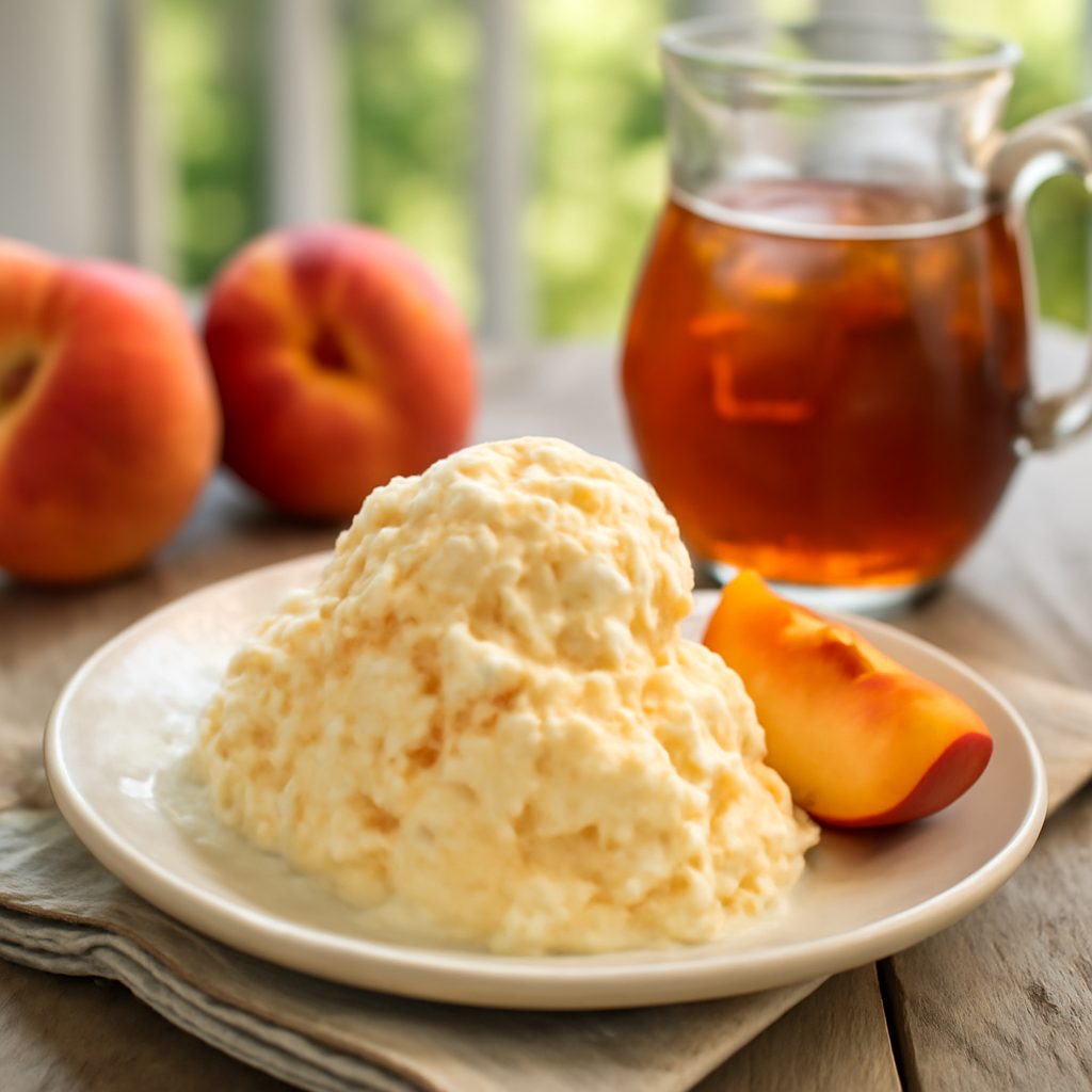 Gelato artigianale alle pesche