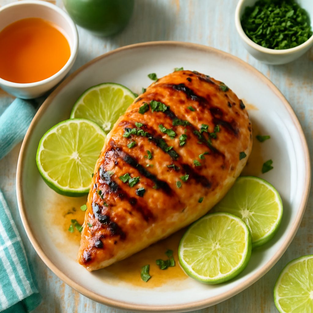 Petto di Pollo alla Griglia con Miele e Lime