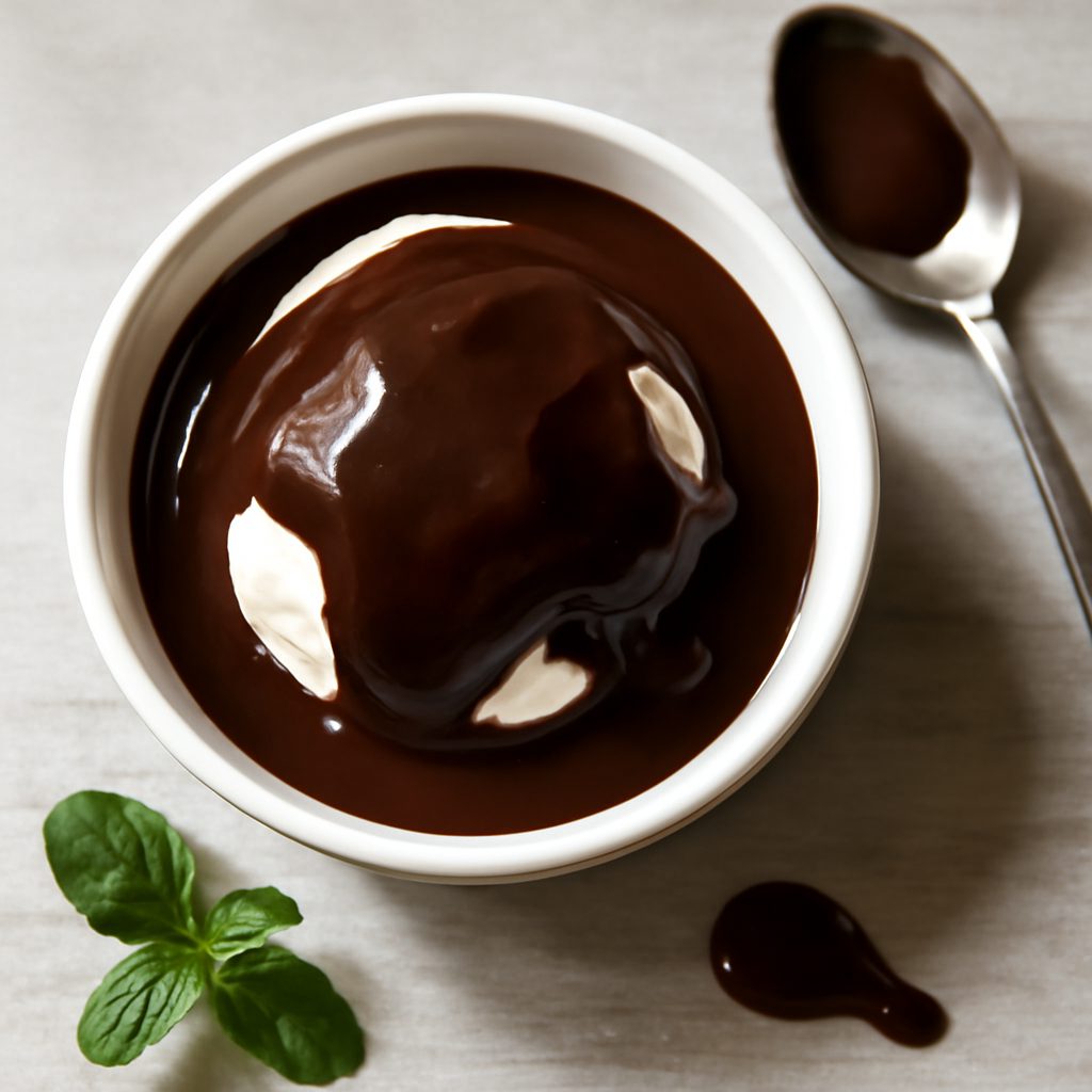 Hot Fudge Proteico Low-Carb