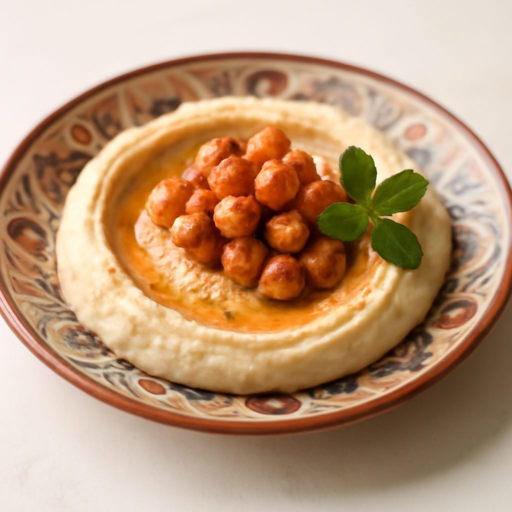Hummus di ceci e ceci al forno con paprika – Ricetta orientale light
