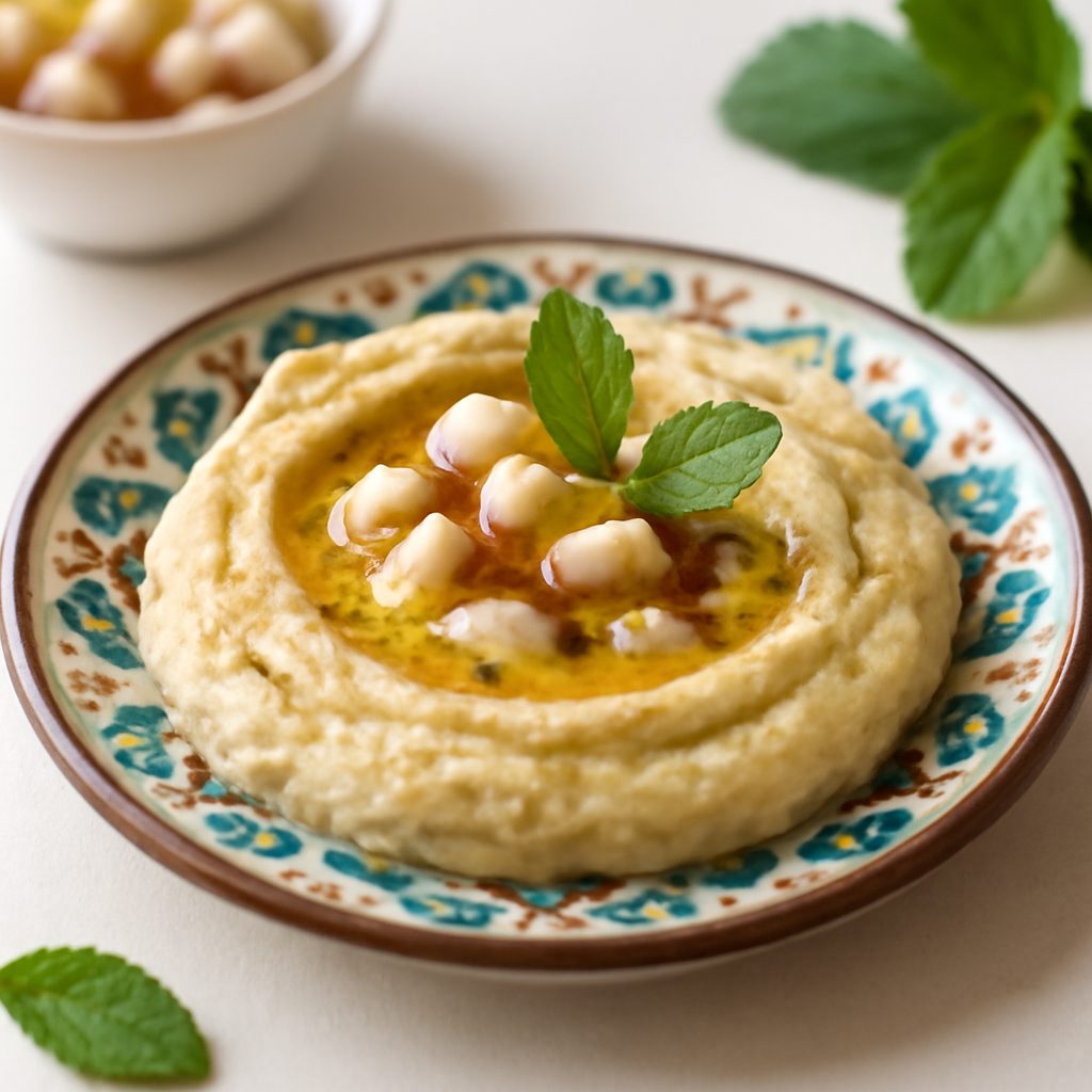 Hummus di fagioli bianchi leggero alla orientale