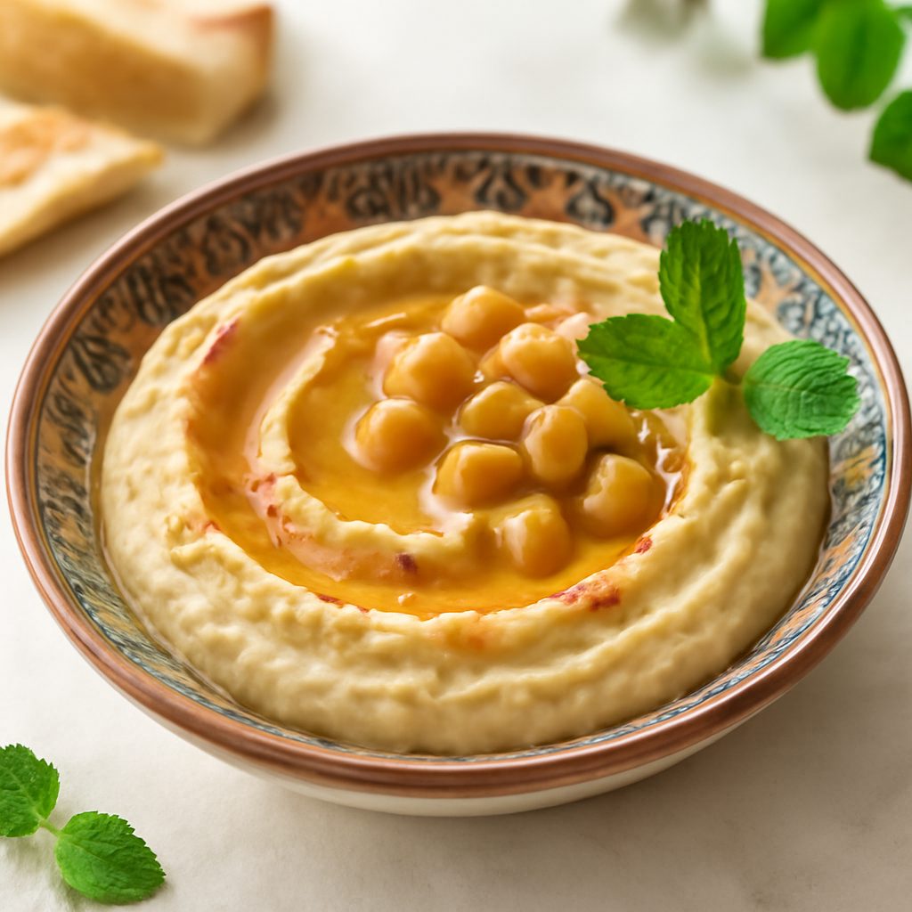 Hummus light orientale fatto in casa