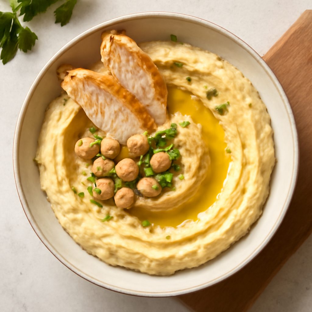 Hummus di ceci e broccoli