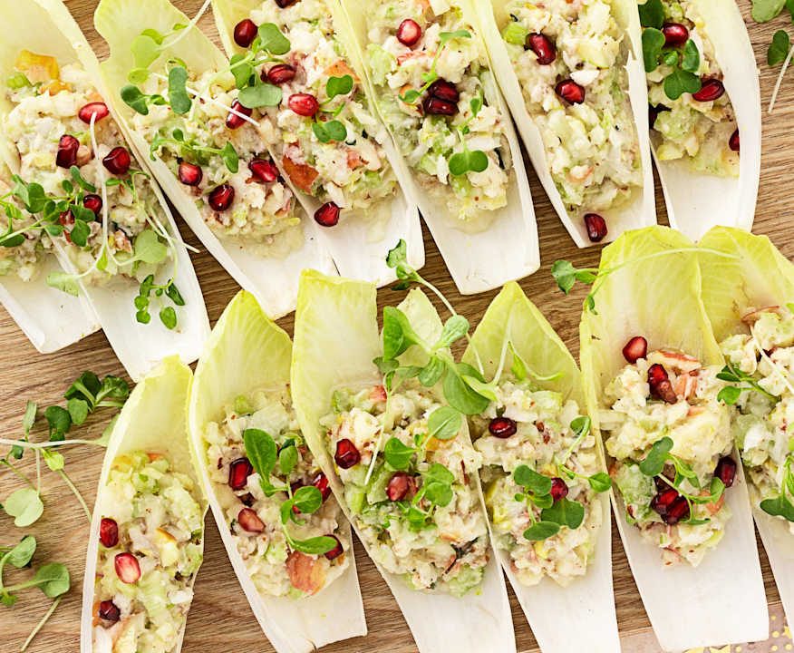 Indivia con insalata Waldorf Low Fat