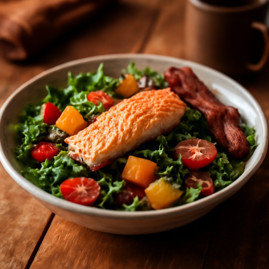 Insalata Canadese con Formaggio di Capra e Mirtilli