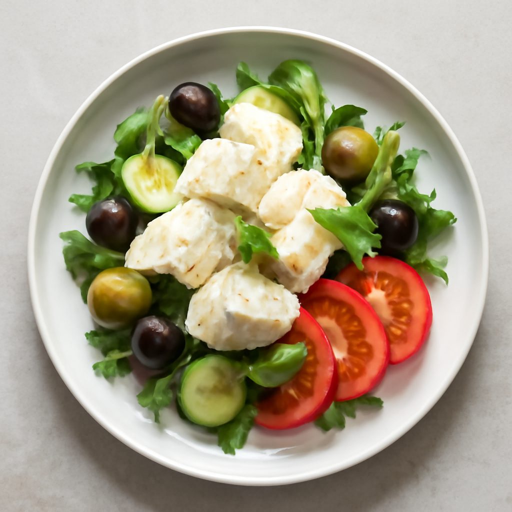 Insalata di baccalà sottovuoto proteica low-carb