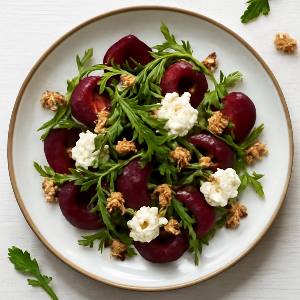 Insalata di barbabietola con caprino e noci - Versione Low-Carb Proteica