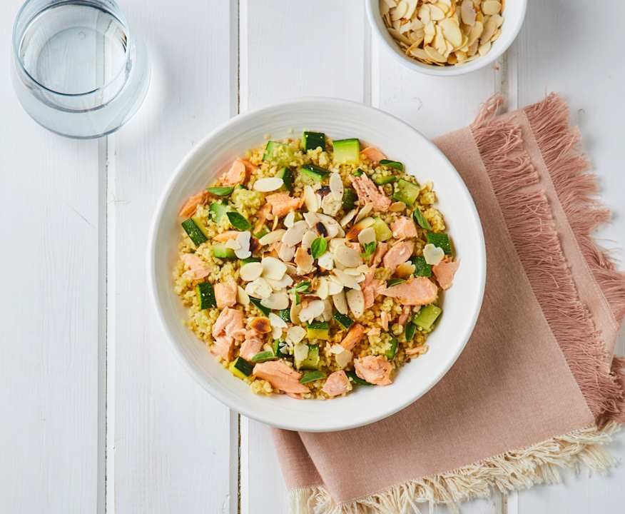 Insalata di bulgur, salmone e zucchine (Modalità Cuoci riso) Low Fat