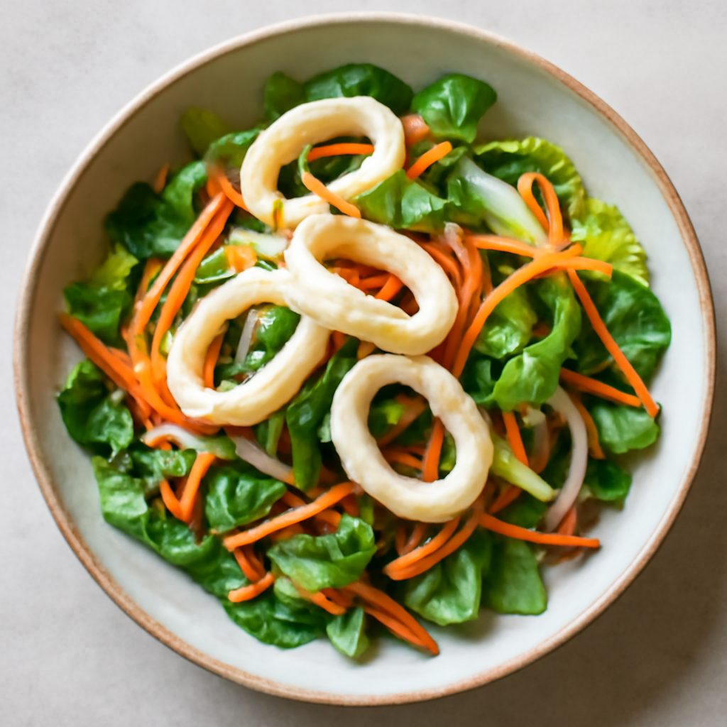 Insalata di calamari vietnamita proteica low-carb