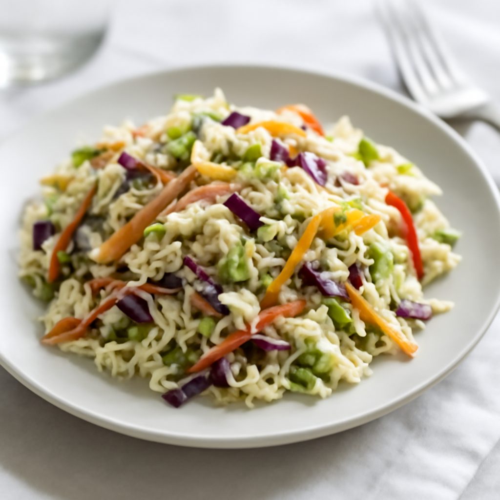 Insalata di cavolo americana light con tacchino e anacardi
