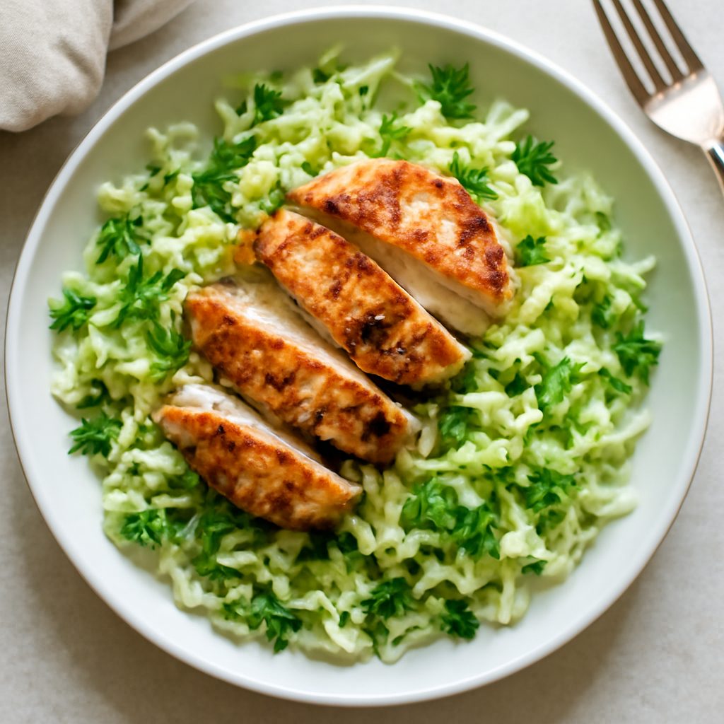 Insalata di cavolo e pollo proteica low-carb alla Vietnamita