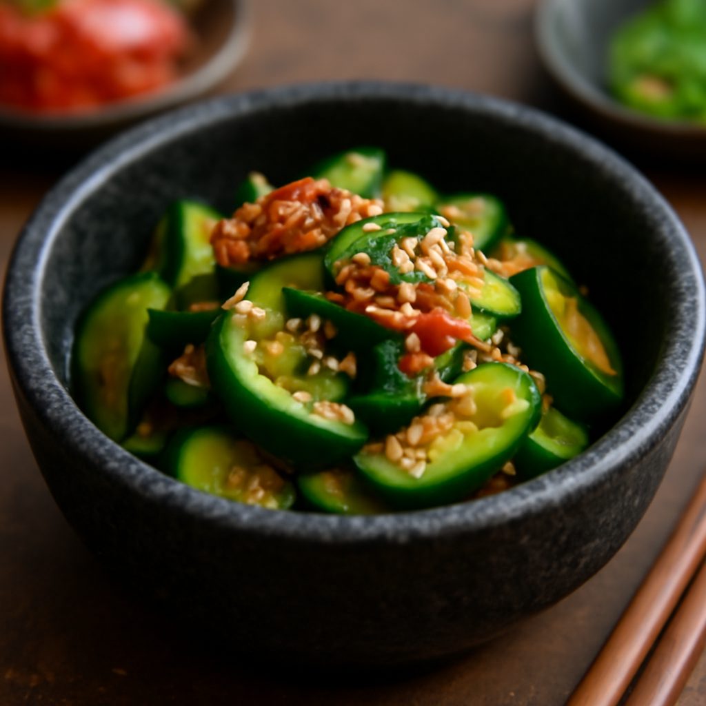 Insalata di Cetriolo Coreana High- Low Carb